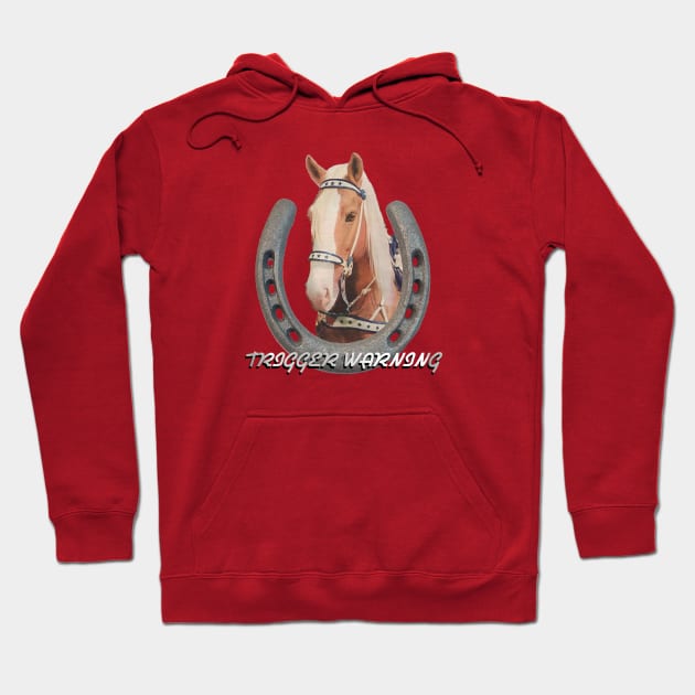 Trigger Warning! Hoodie by talysman